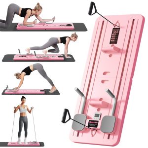 ក្ដារហាត់ប្រាណ ផ្កាឈូក | home fitness equipment multi-functional sports fitness equipment