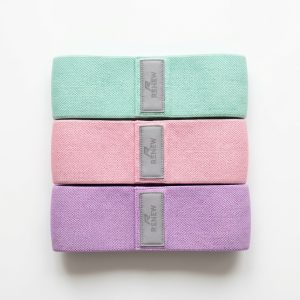 Aolikes hip resistance band set green pink purple